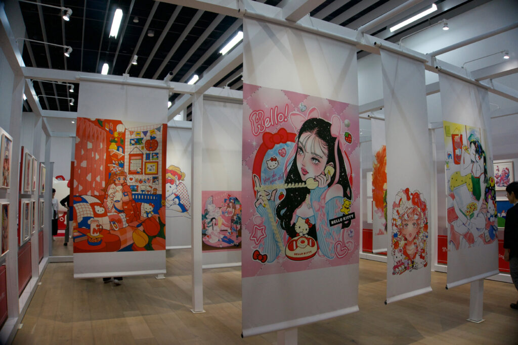 Hello Kitty展 京都 アーティストコラボ作品展示