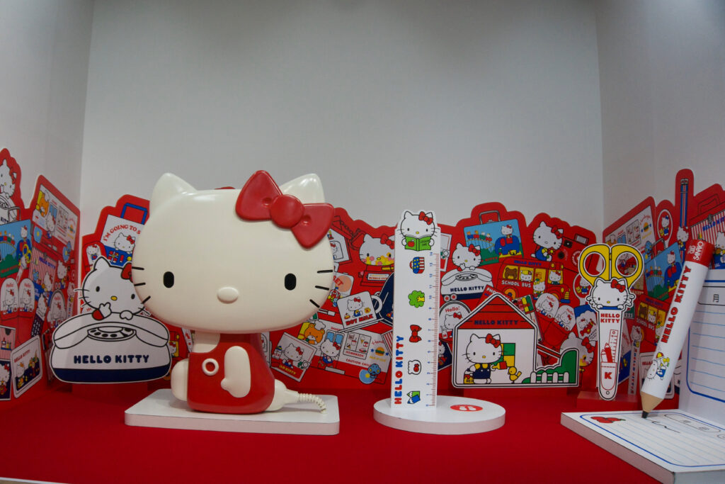 Hello Kitty展 京都 フォトスポット展示