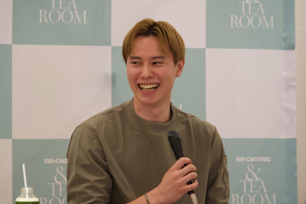 ＆ TEA ROOM　高橋選手　ファンからの質問に返答