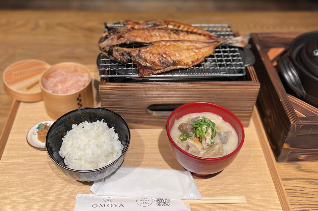 「炊き立て土鍋ごはん OMOYA 八代目儀兵衛」京風 鯖の味噌煮こみ御膳 1,780円(税込)