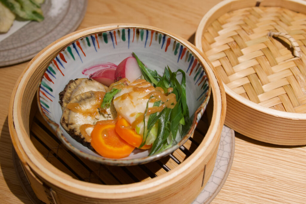 本日の野菜のもり合わせ せいろ蒸し