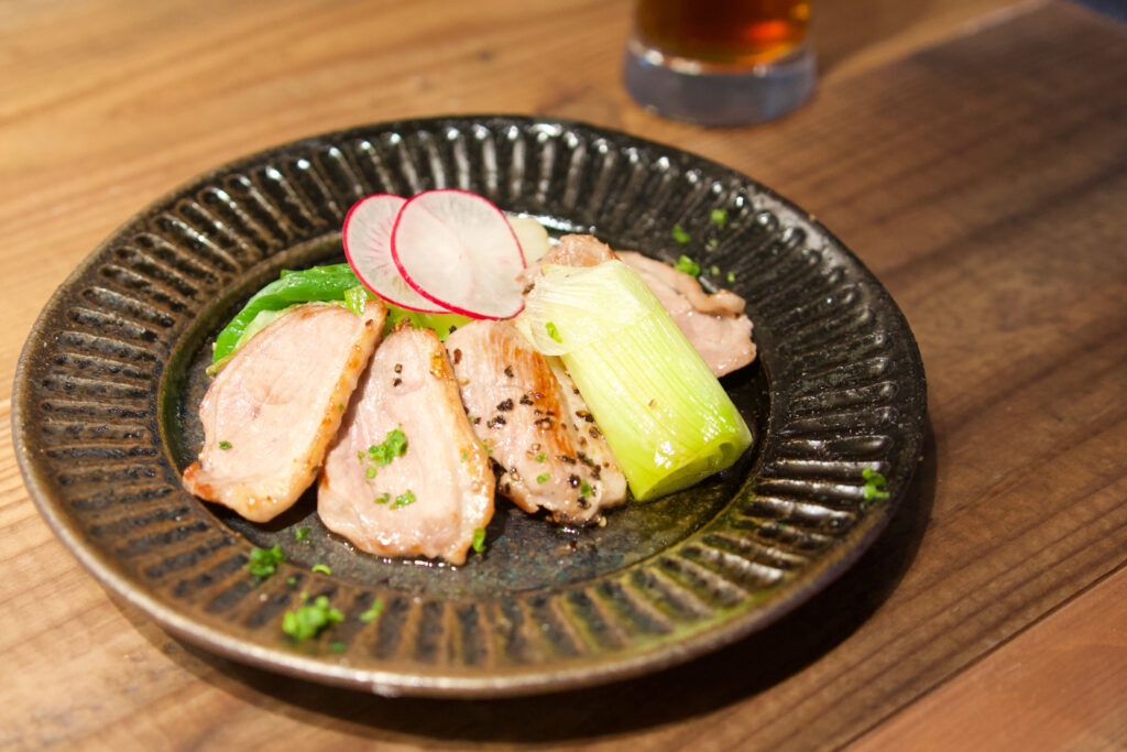 七乃家 合鴨黒胡椒焼き