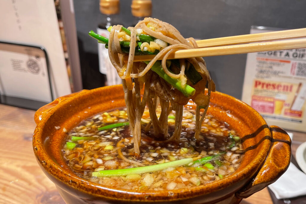 七乃家 熱鴨ねぎつけ蕎麦