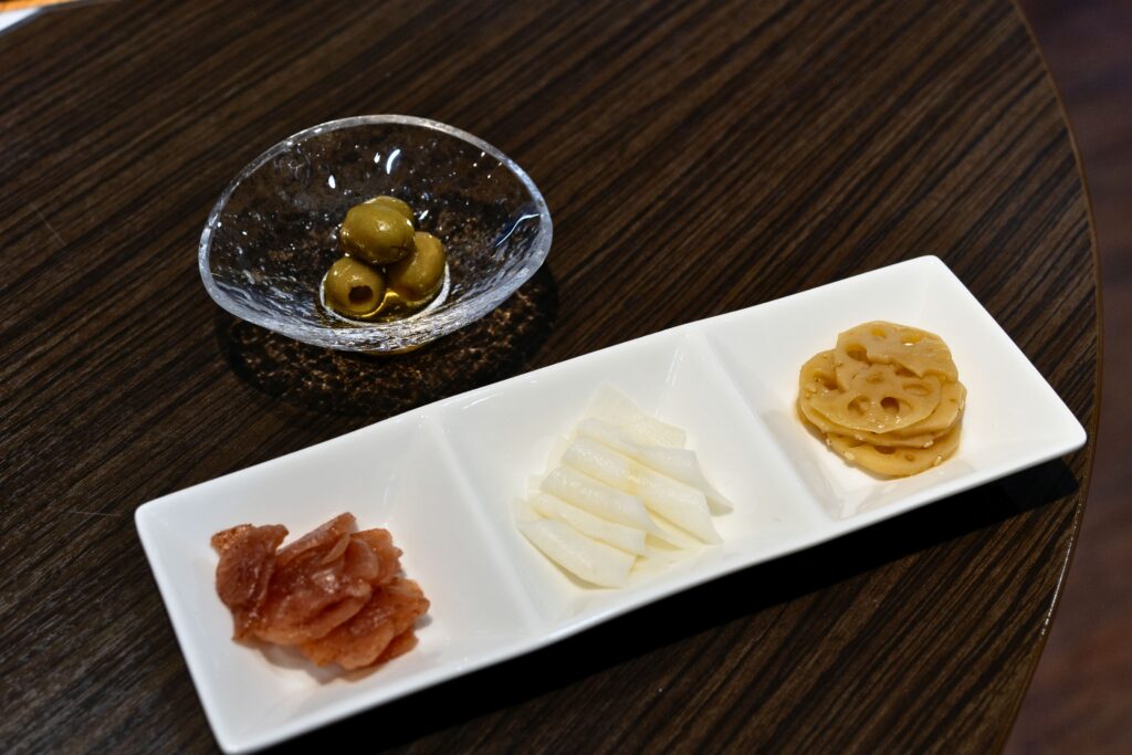 お酒の美術館 京つけもの もり 祇園店＿だしおりーぶ、盛り合わせ3種