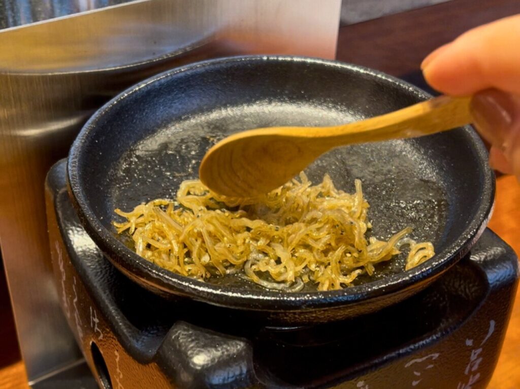 ちりめん山椒_牛カツ京都勝牛 四条烏丸SUINA室町店