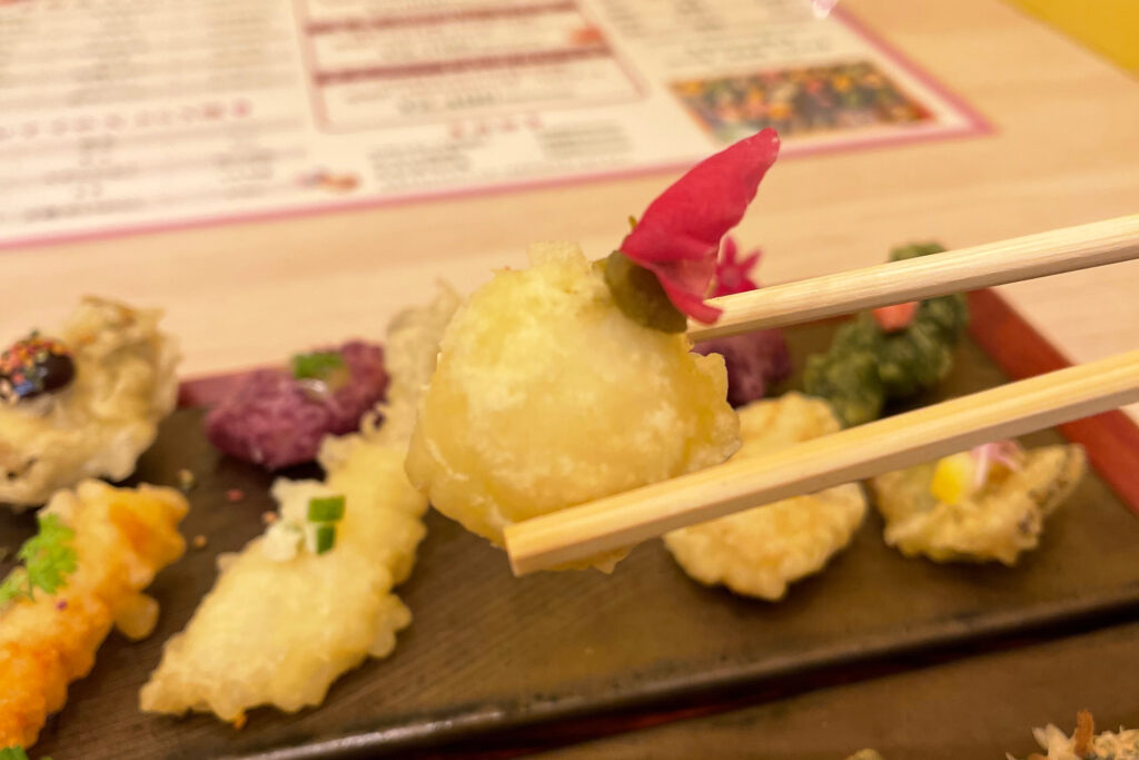 うずらたまごの天ぷら