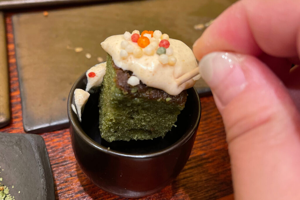 抹茶の一口デザート