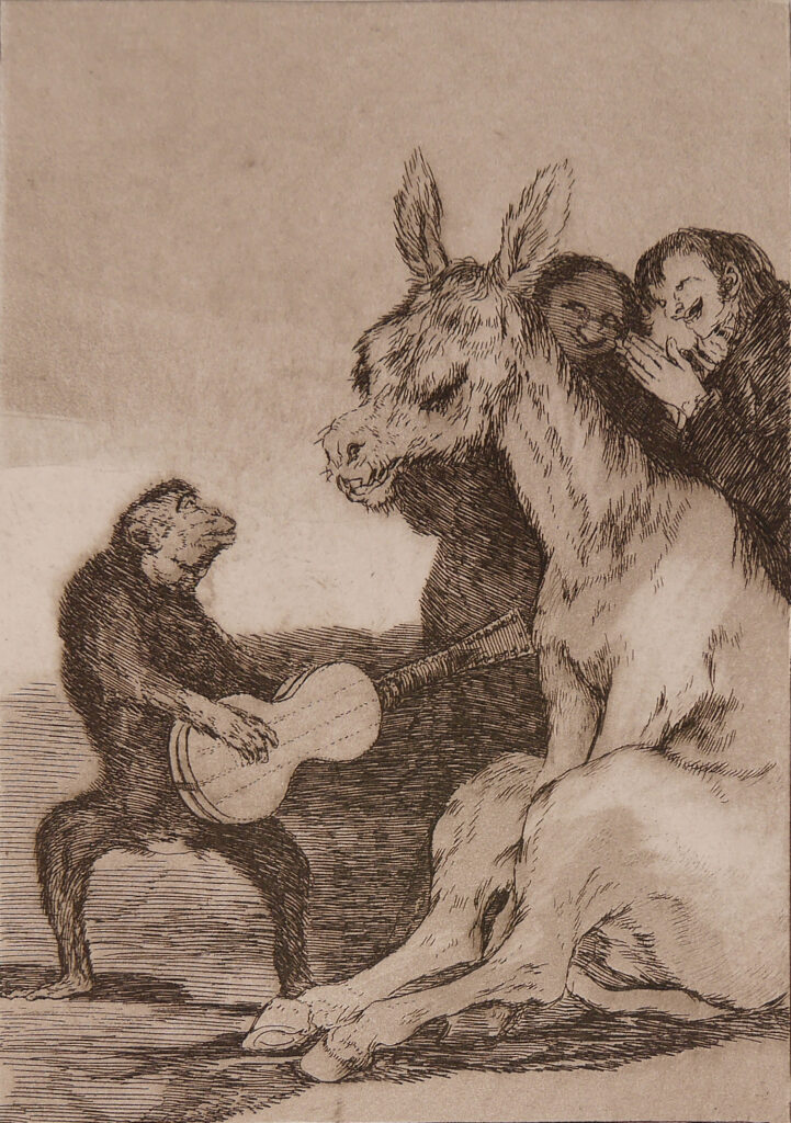 京都展オリジナル フランシスコ・デ・ゴヤ 《ブラヴィッシモ》 『ロス・カプリチョ』より 1799年初版 1878刊 京都市美術館蔵