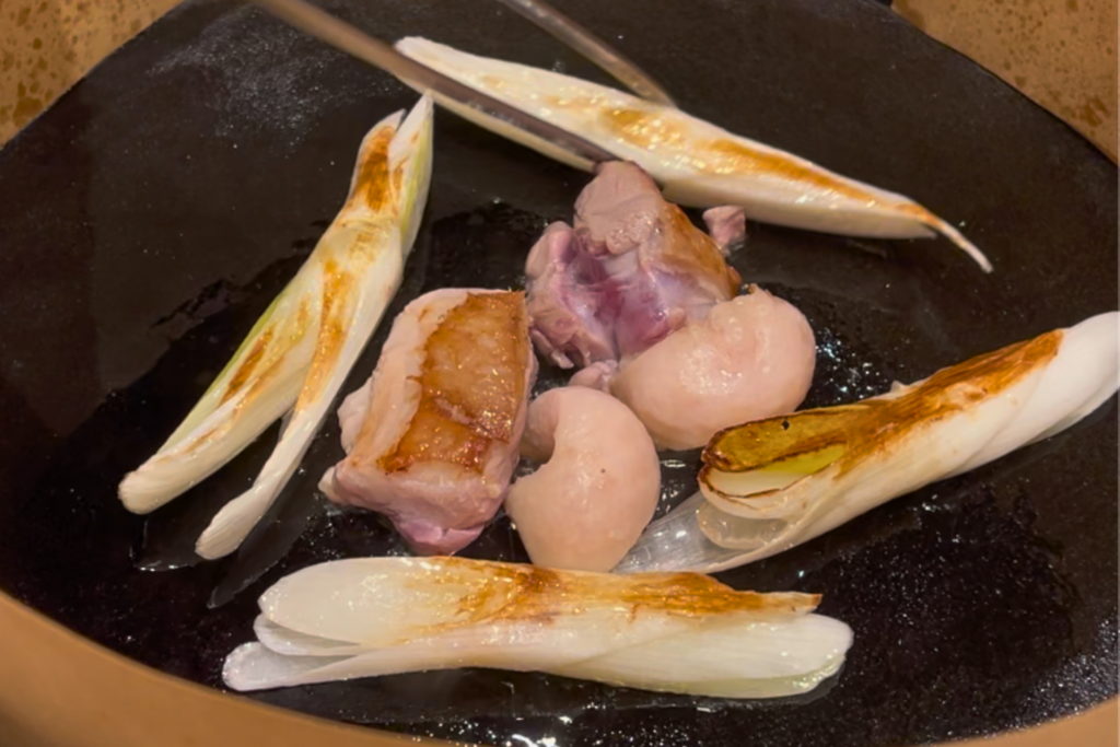 鴨ときどき馬 四条烏丸本店の鴨葱焼き