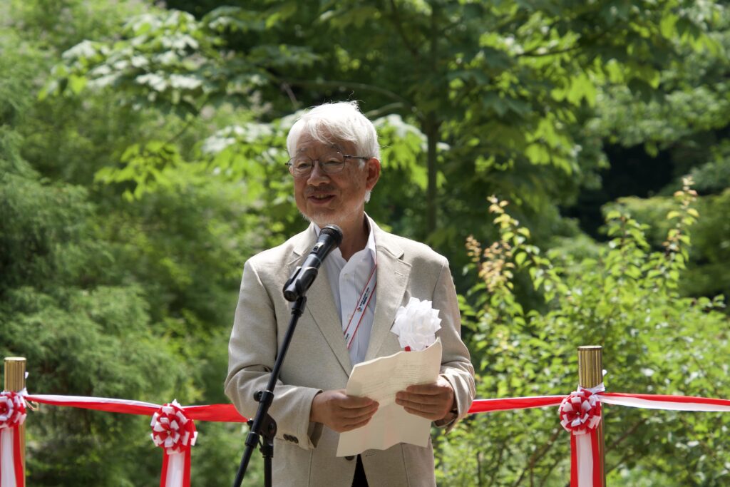 京都府立植物園 伝承樹の苑 戸部園長