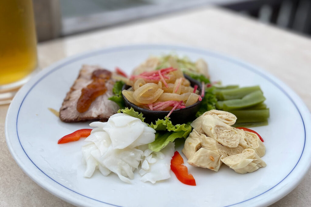 東華菜館 納涼床 メニュー