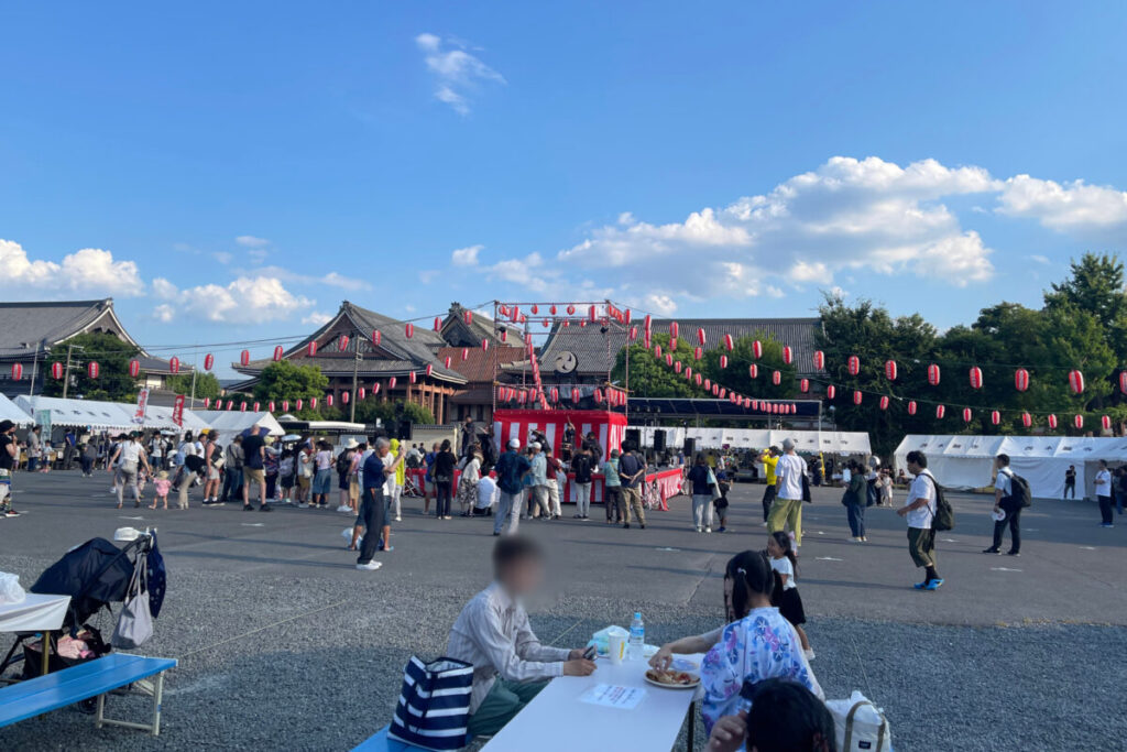 17時ごろの会場の様子。※2025年7月 編集部撮影
