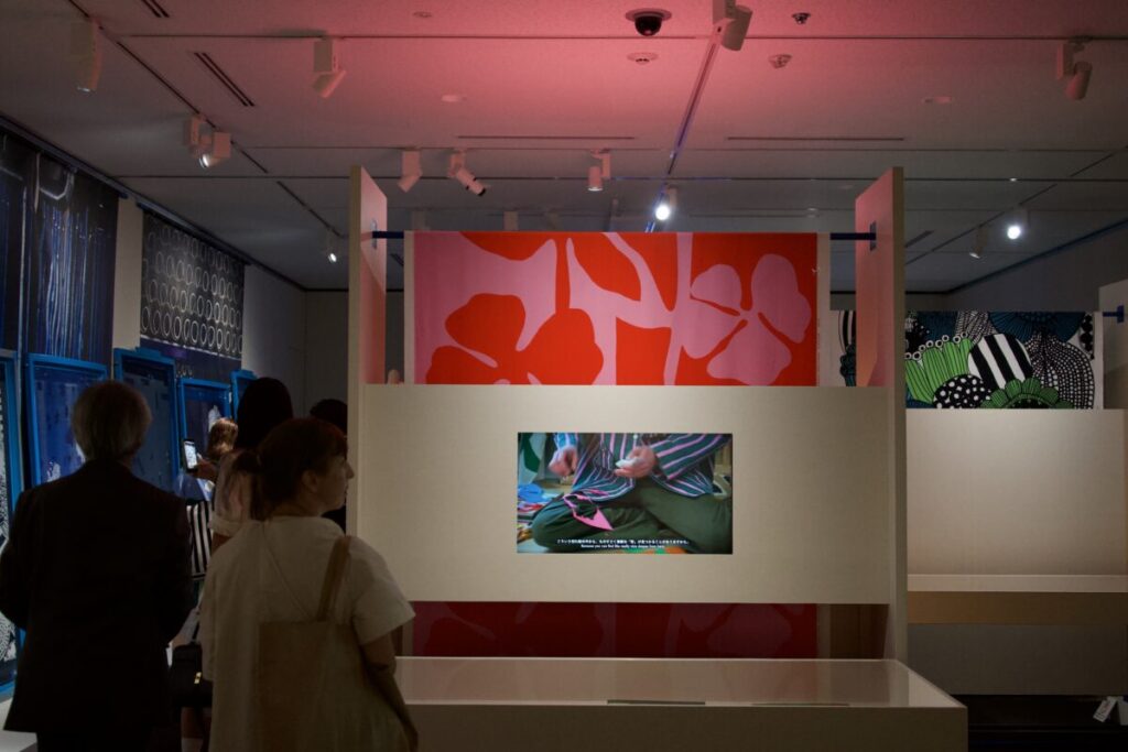 マリメッコ展 3階展示入り口