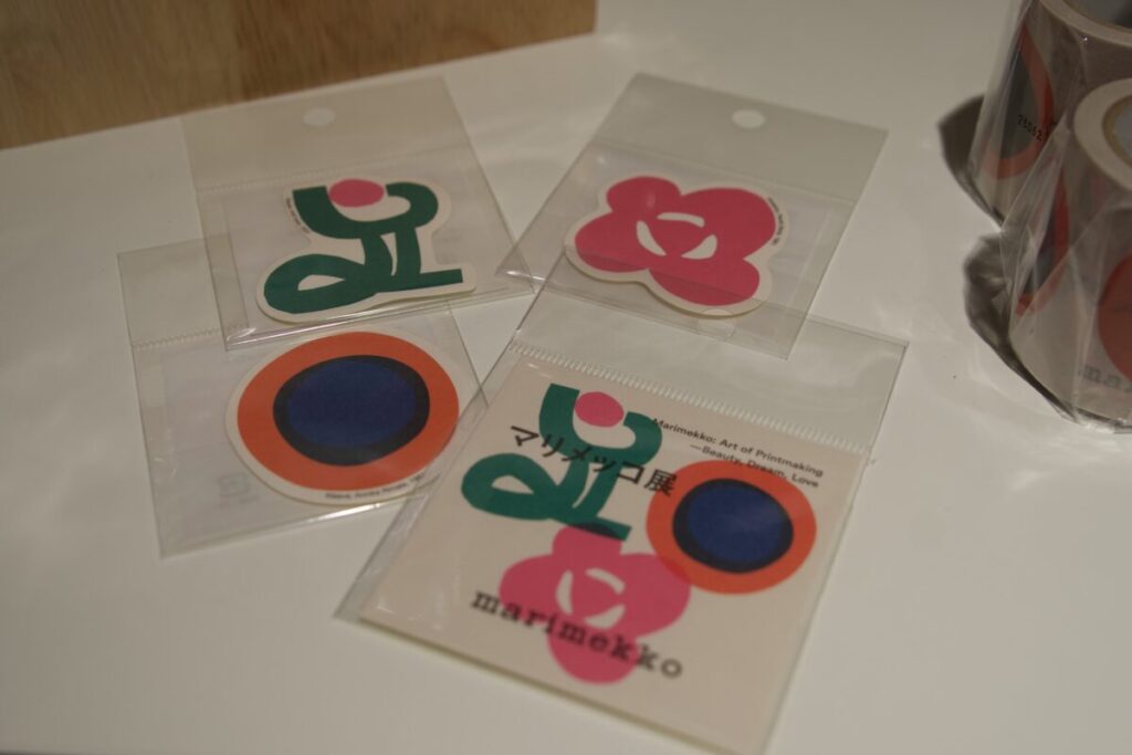 マリメッコ展 展覧会オリジナルグッズ ステッカー