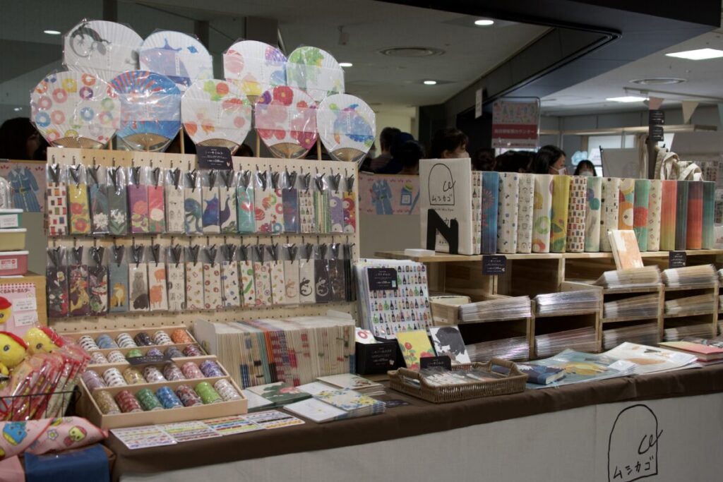 文具女子博 京都2026 京都の出店者 ムシカゴのブース