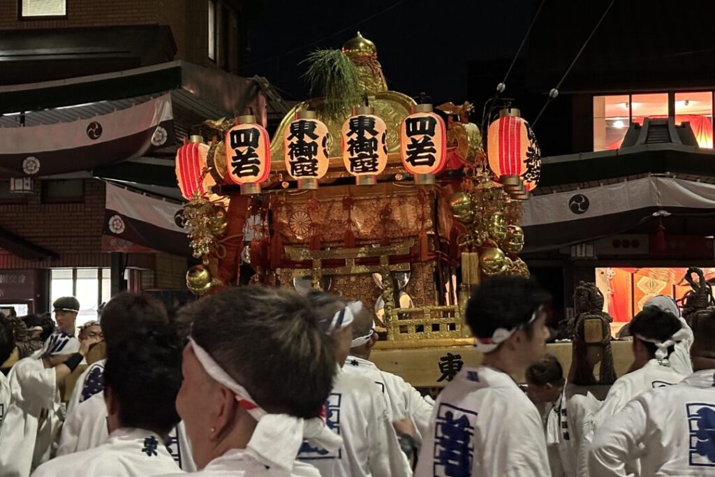 祇園祭還幸祭 八坂神社に向かう神輿