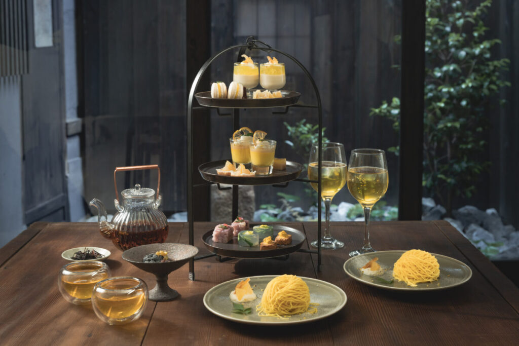 nōn tea ceremony 東山の夏限定和アフタヌーンティー