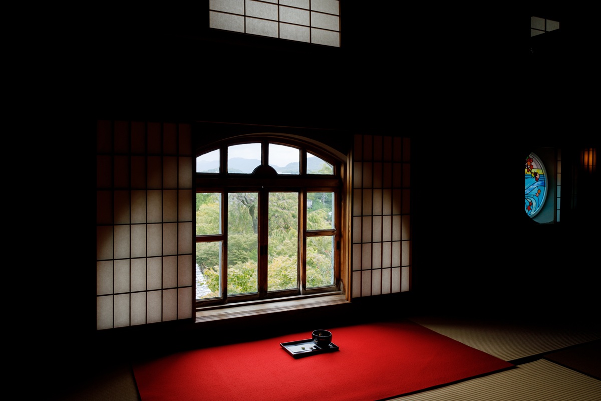 長楽館の通常非公開の茶室「長楽庵」