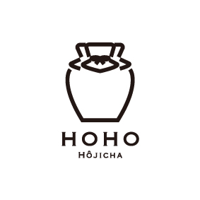 宇治「HOHO HOJICHA 焙茶専門店」ロゴ