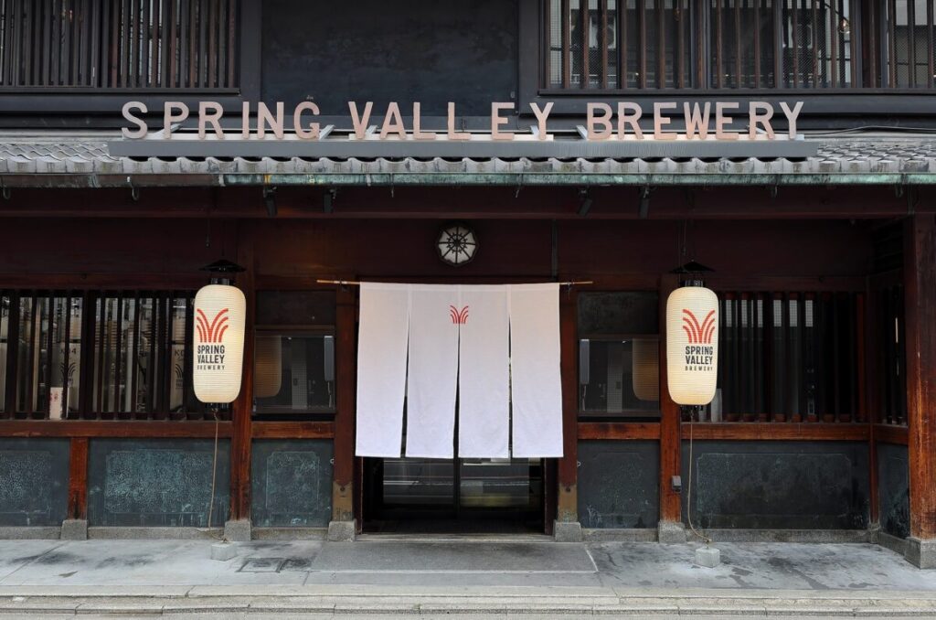 スプリングバレーブルワリー京都9周年祭 店舗外観