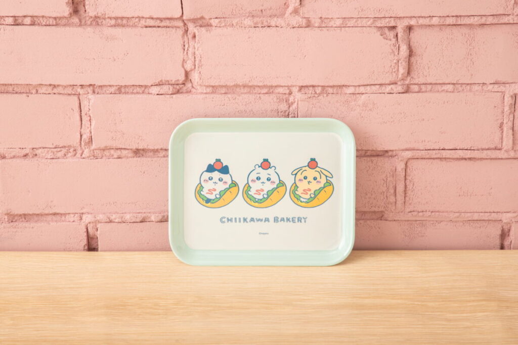 JR京都駅の「ちいかわベーカリー KYOTO POP UP SHOP」ミニトレー(サンドなトリオ)