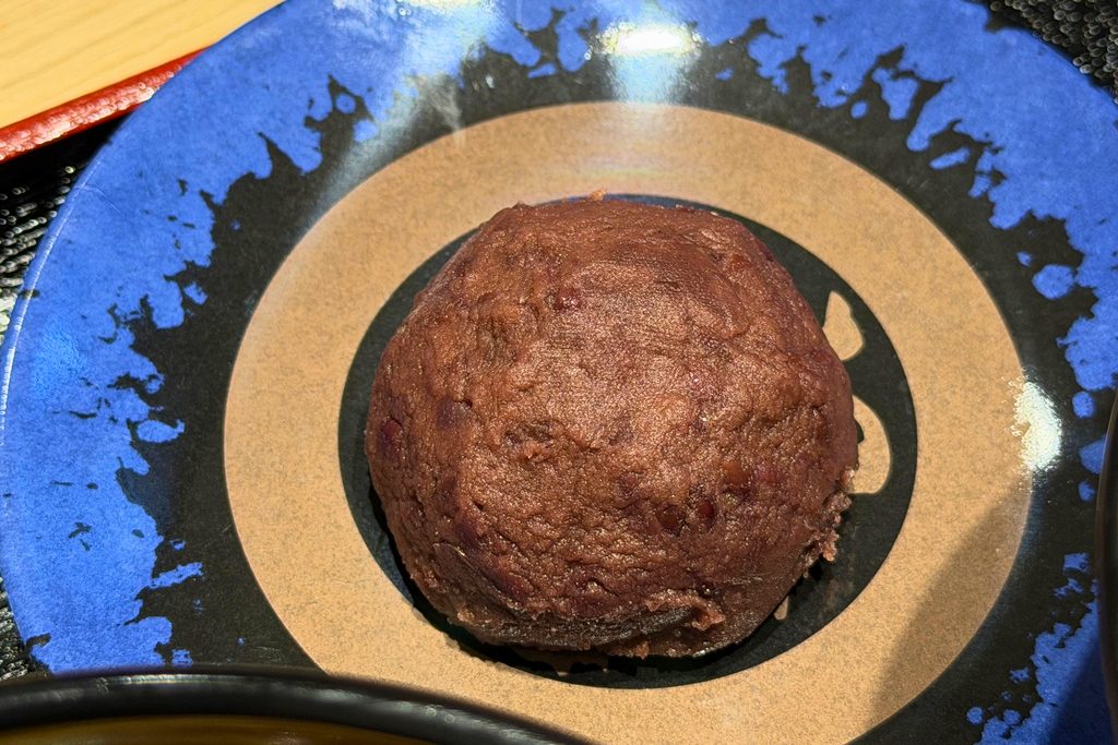 資さんうどんのミニぼた餅