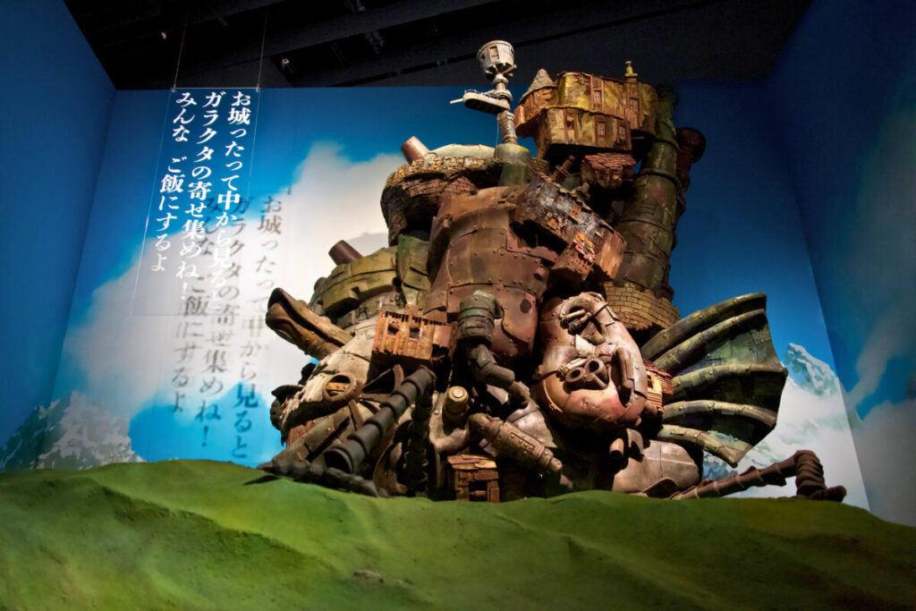 「時の回廊」の扉の先に広がる『ハウルの動く城』の展示